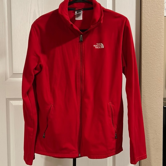 The North Face Other - The North Face Men’s Red Zip Up Jacket TKA 100 Size S Small